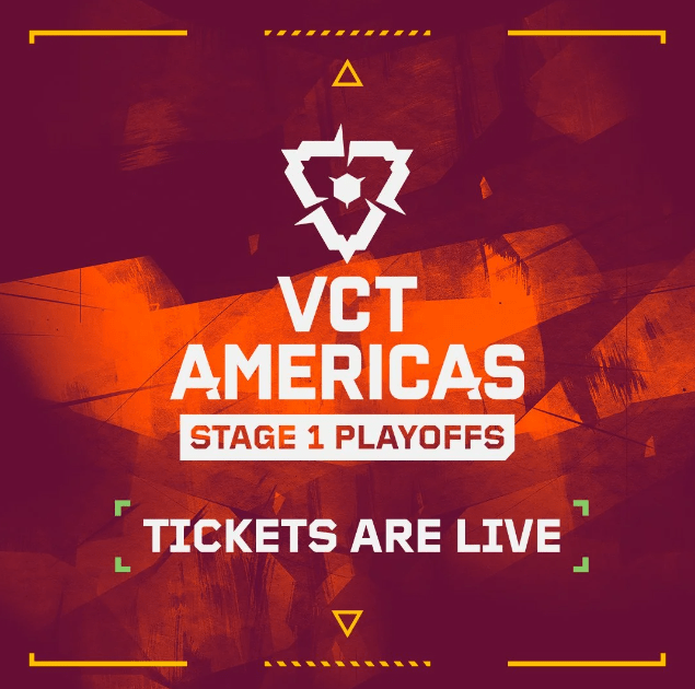 Riot Games сделал официальное объявление о начале продажи билетов на плей-офф VCT Americas Stage 1