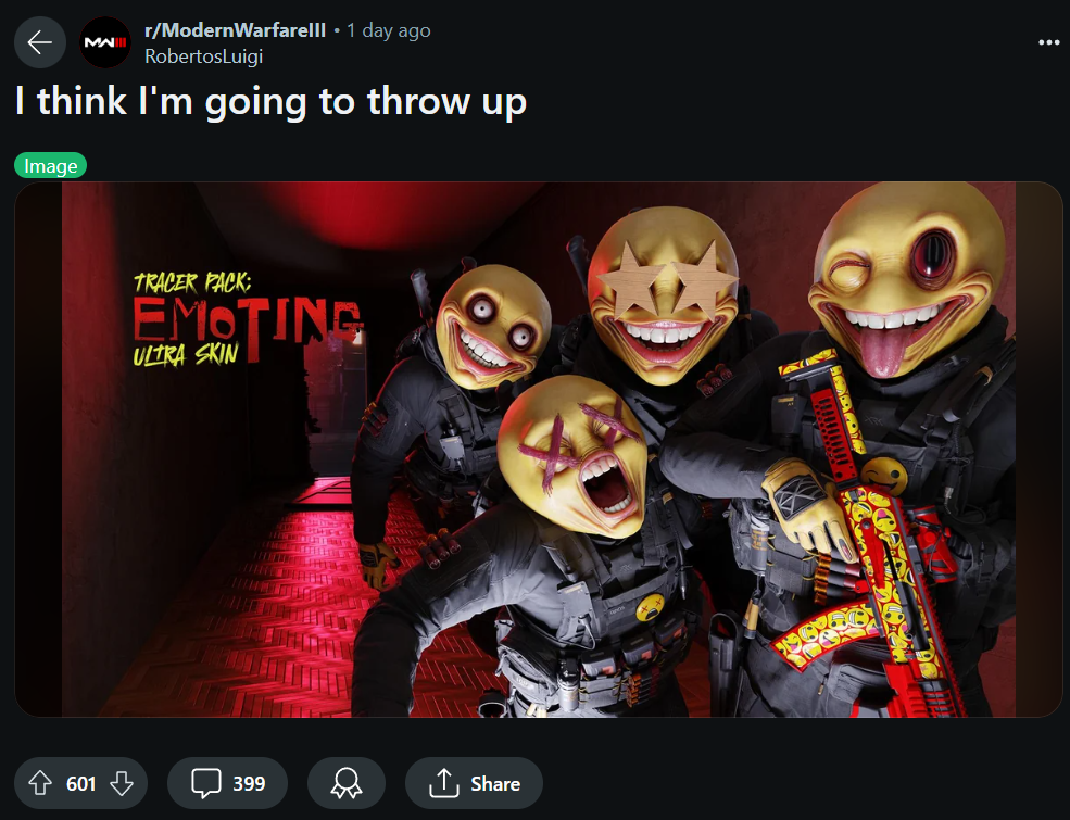 Новые скины для Call of Duty: Modern Warfare 3 вызывают возмущение и отвращение среди фанатов — изображение 3