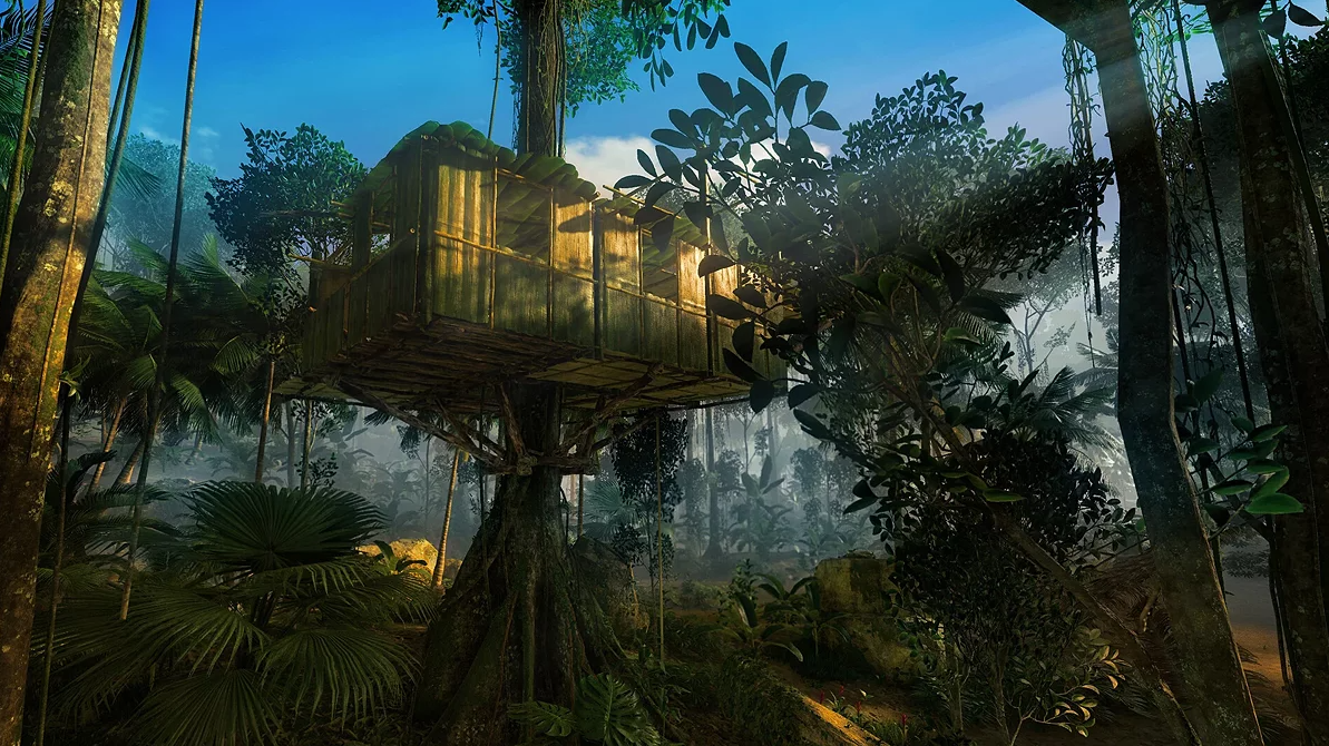 green hell graphic huts