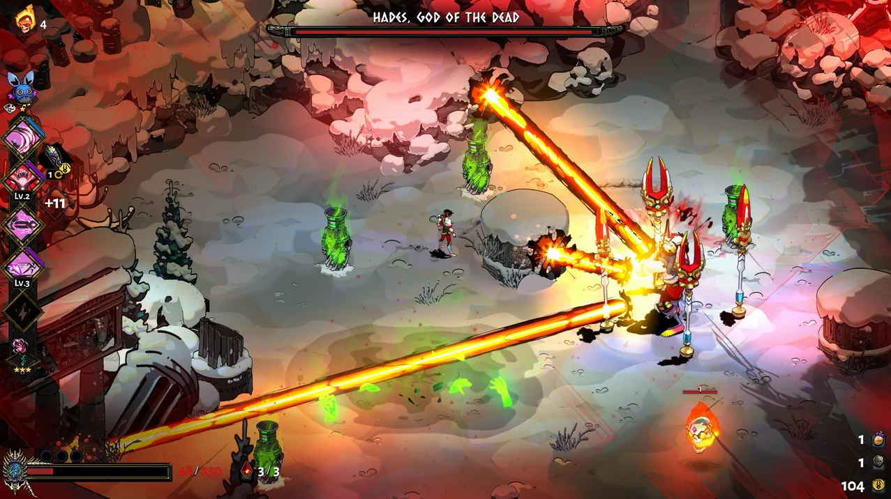 Hades геймплей босс