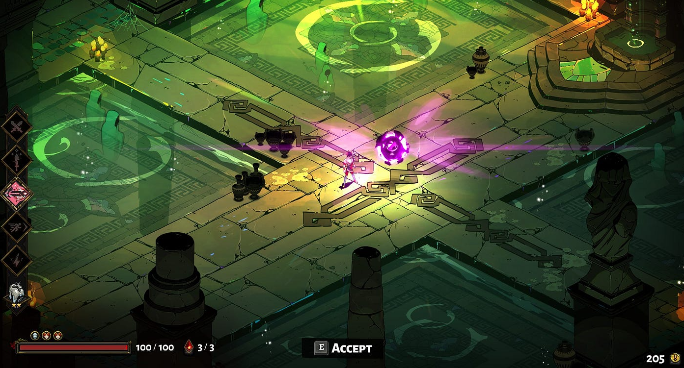 Hades геймплей