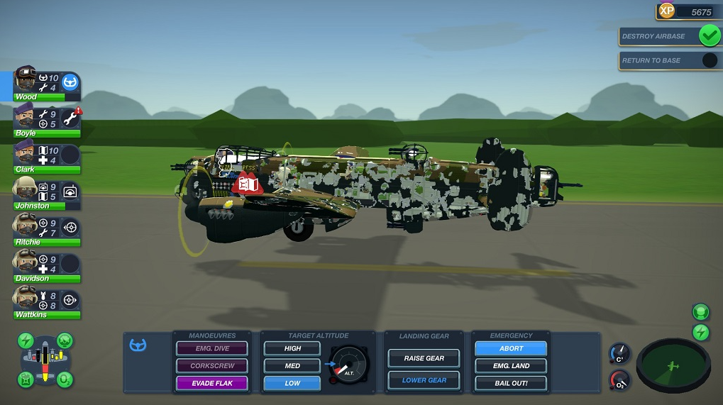 Собранный самолёт Bomber Crew