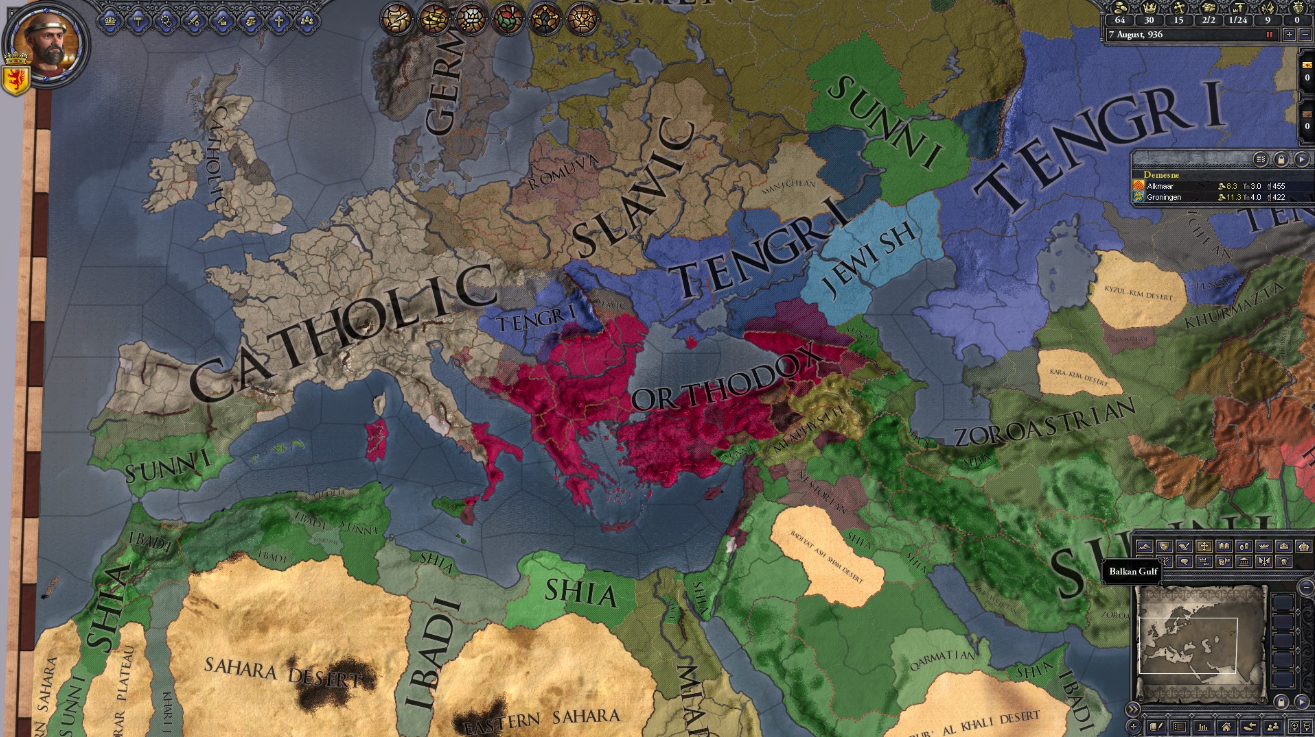 Crusader Kings 2 Map
