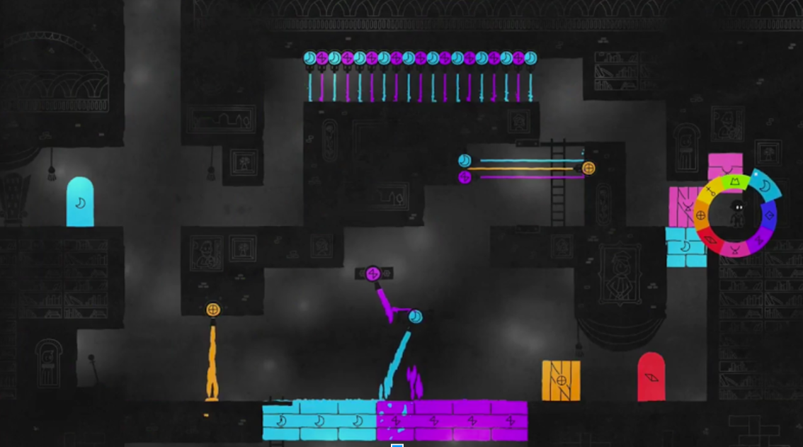 Hue obstacle structures