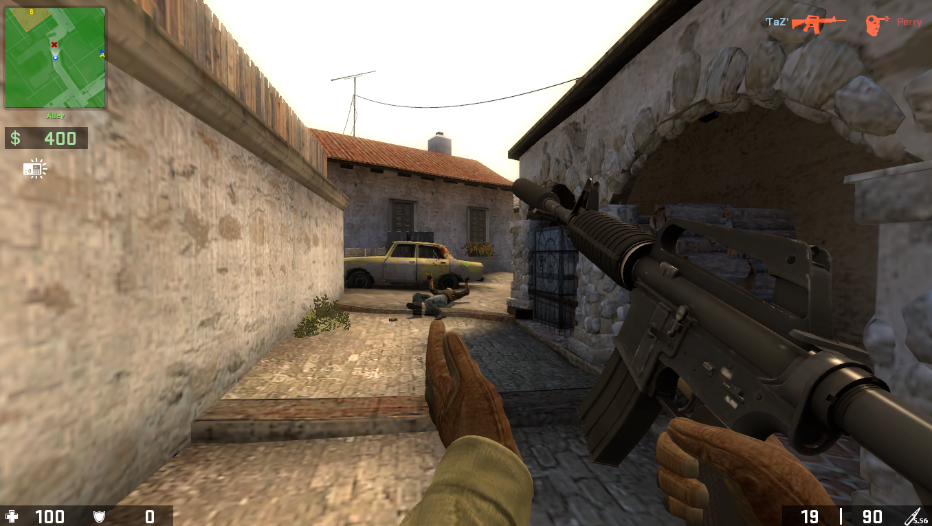 Counter-Strike Source геймплей