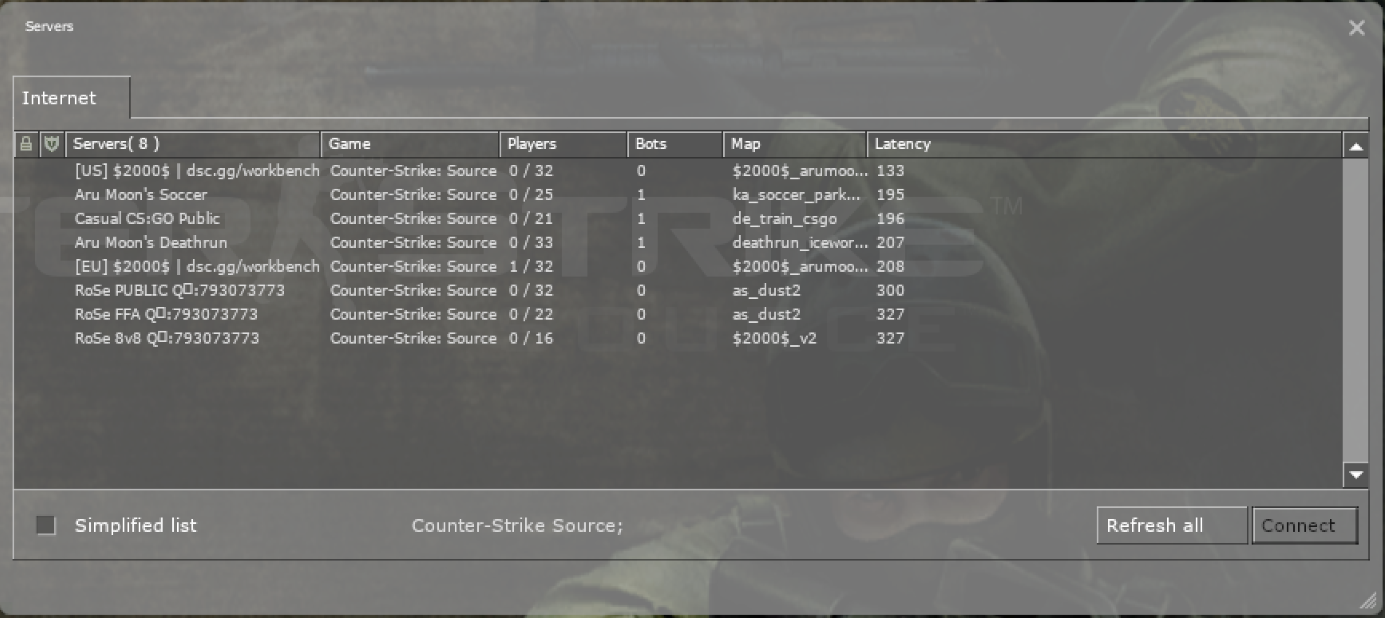 Counter-Strike Source сервер