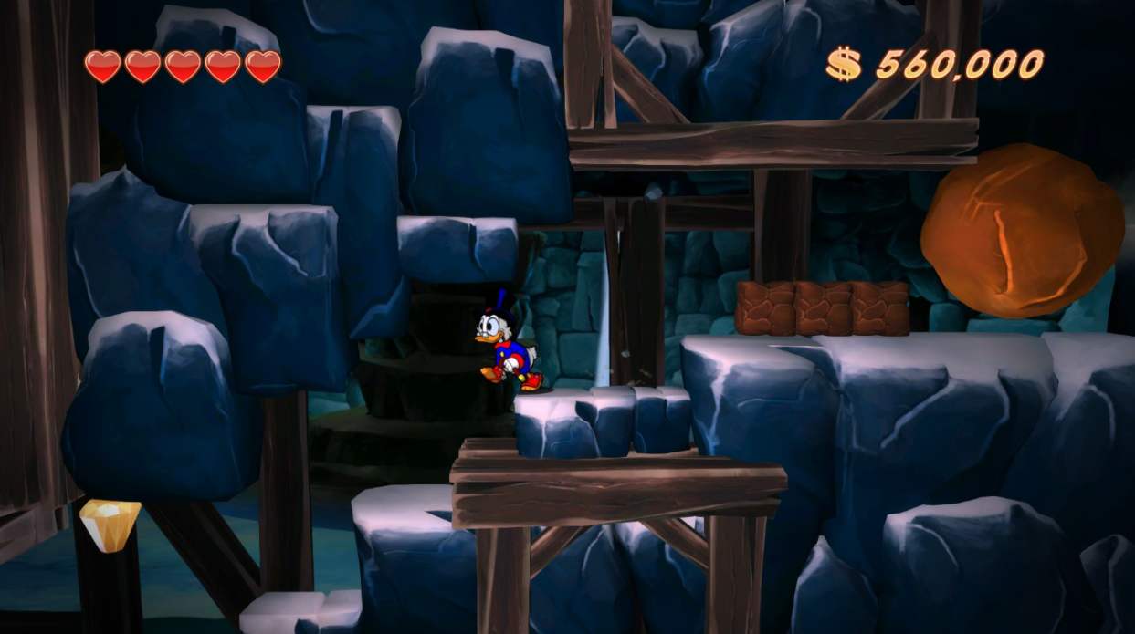 DuckTales Remastered in the dungeon