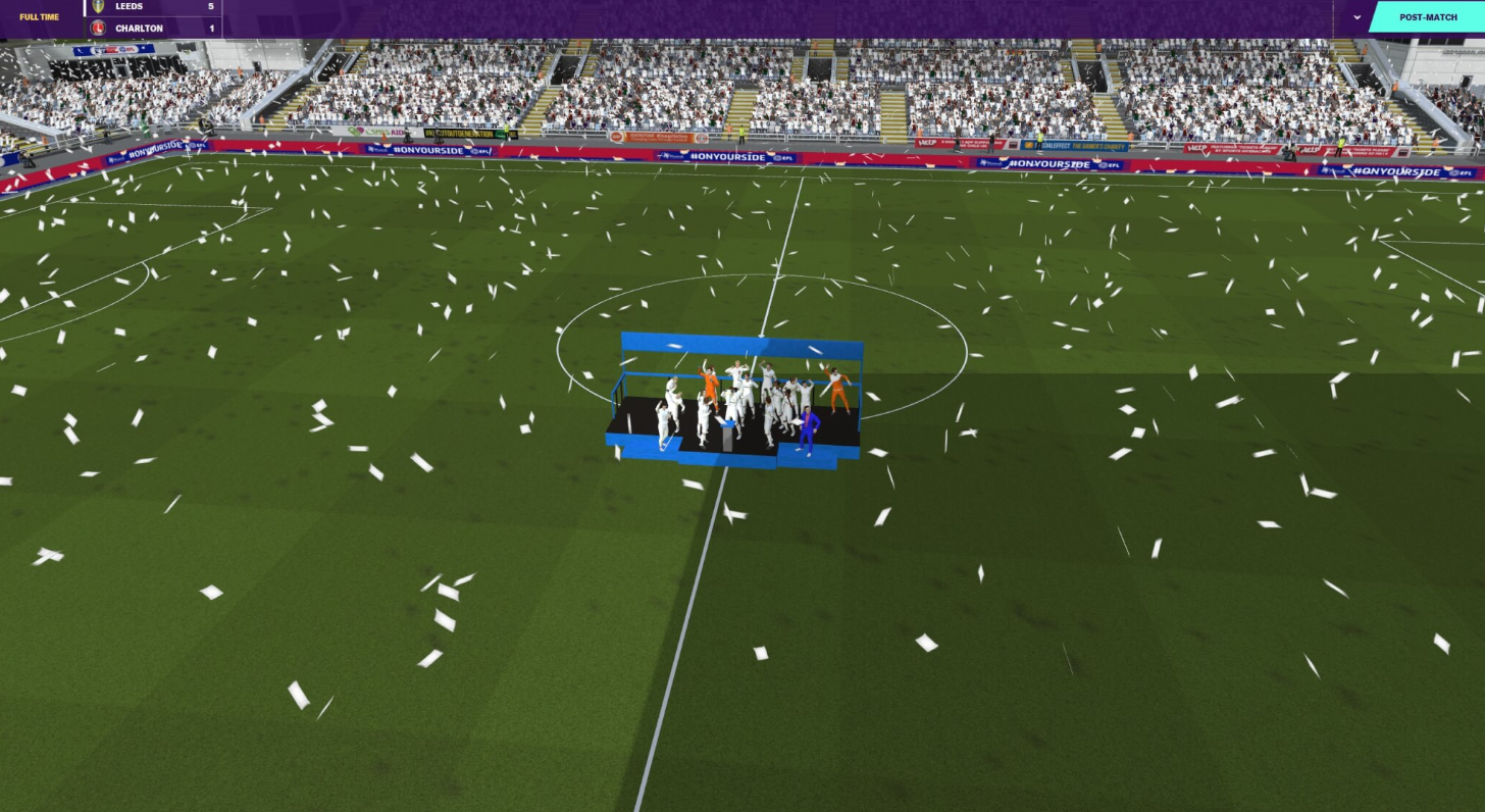 Football Manager 2020 победа команды