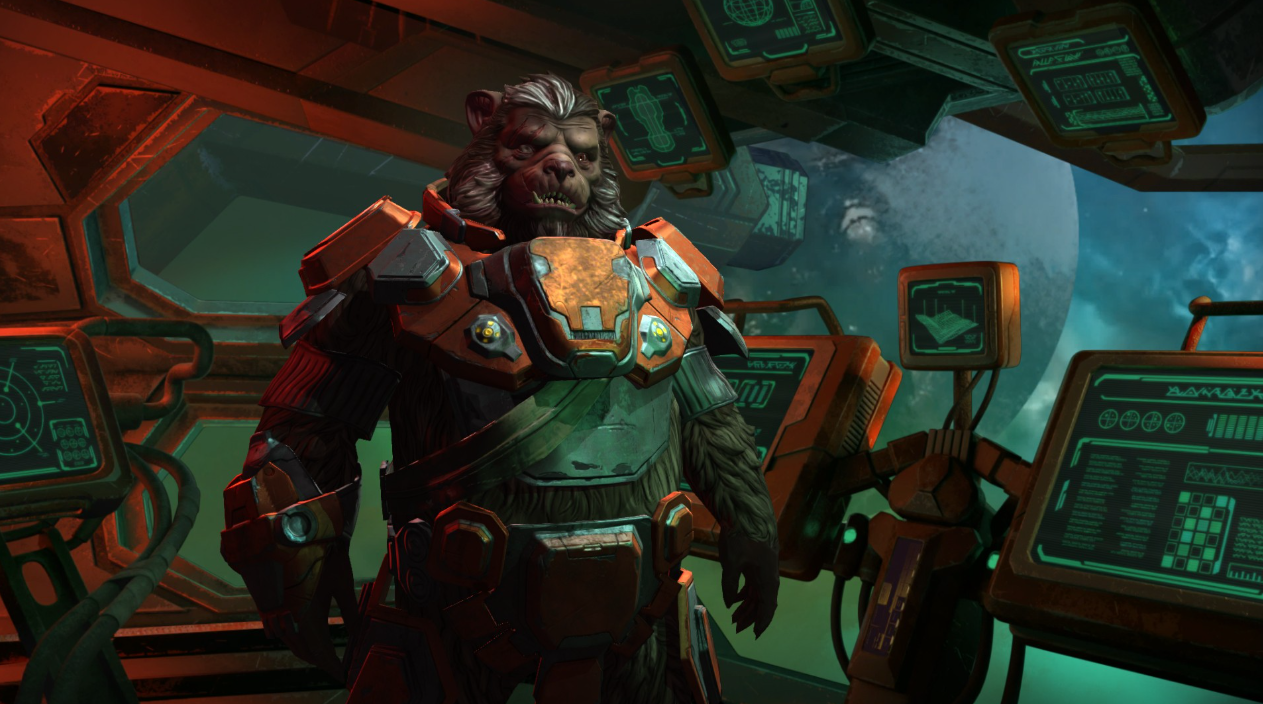 Master of Orion creature in ships