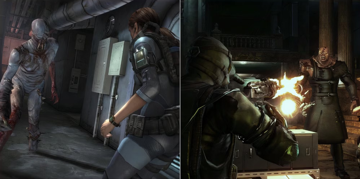 Resident Evil Revelations monsters battle