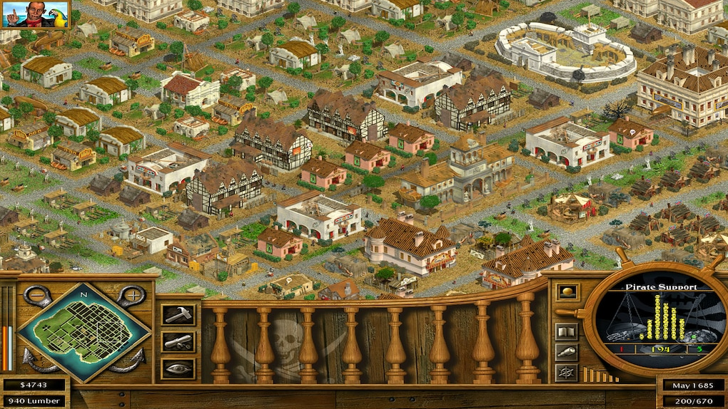 Tropico 2 Pirate Cove town