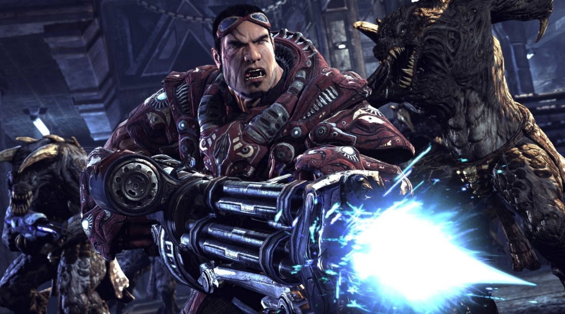 Unreal Tournament 3 Black персонаж с оружием