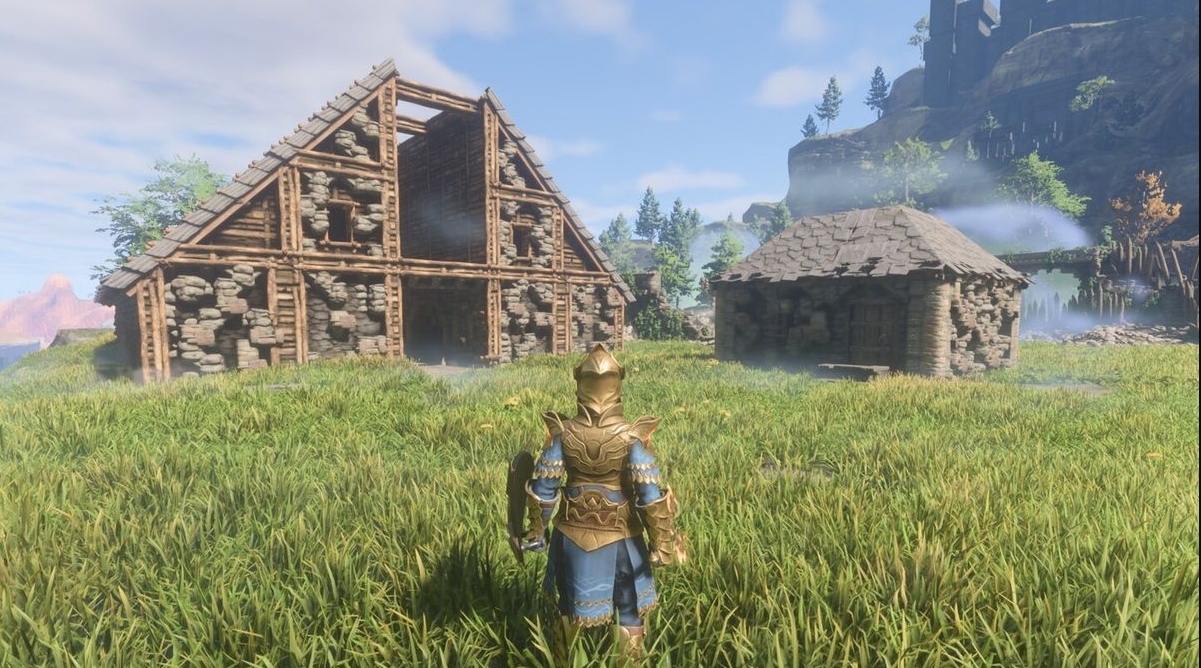 Combat system and character leveling in Enshrouded