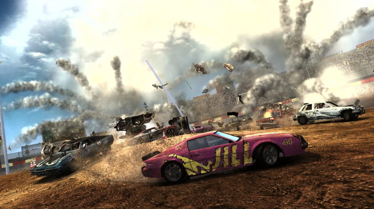 FlatOut машины и авария