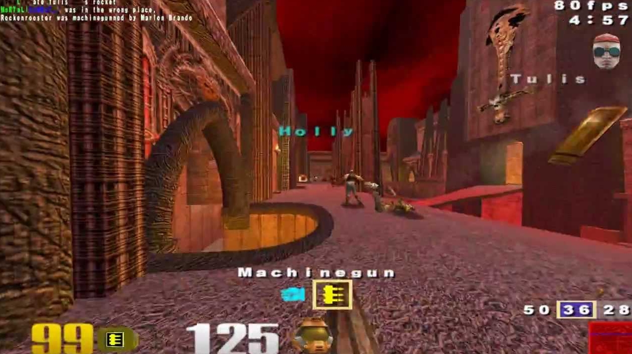 How has the gameplay changed in Quake 3 Arena since version 1.09
