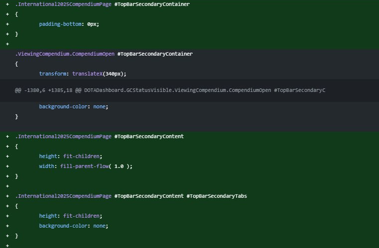 Dota 2: Международный чемпионат 2025 Сводные данные, найденные в коде — изображение 2