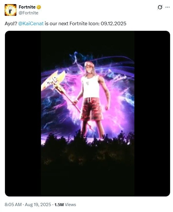 Кай Сенат получает собственный скин в Fortnite — выходит 12 сентября — изображение 4