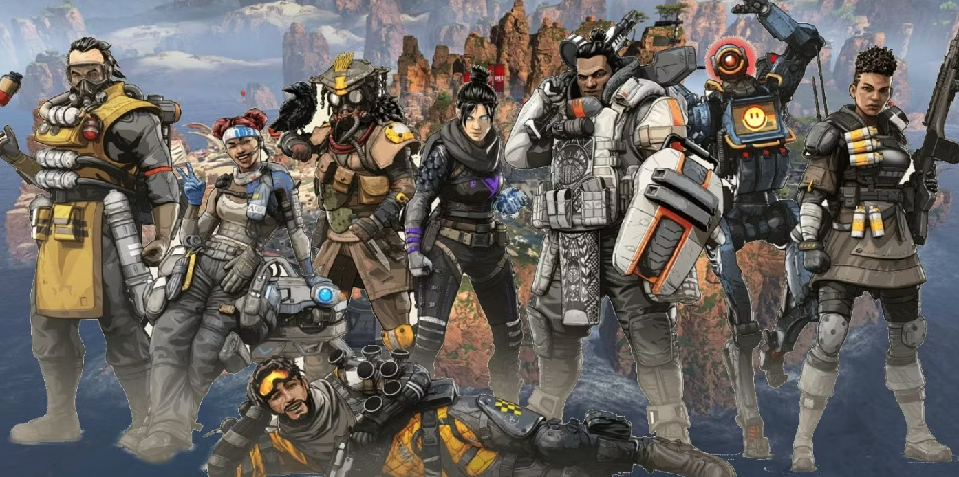 разные персонажи Apex Legends