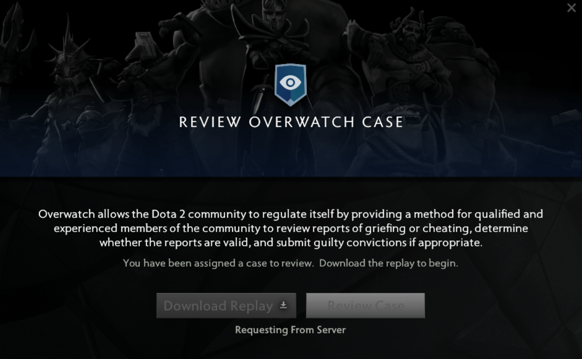 Рассмотрение дела патруля в Dota 2