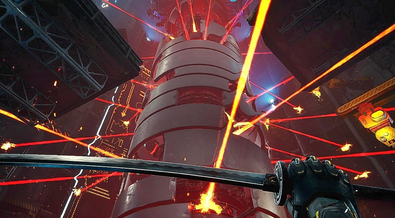 Graphics and music in Ghostrunner