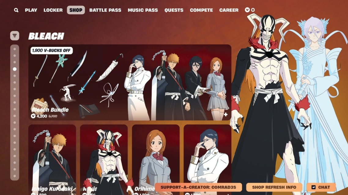 Коллаборация Fortnite и Nickelodeon 2025: скины и цены на наборы Спанч Боба Квадратные Штаны — изображение 3