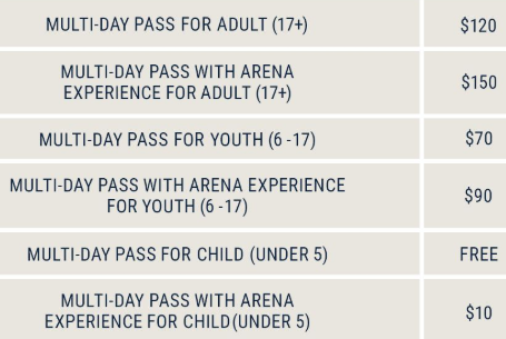 Цены на билеты на PokemonXP 2026 на несколько дней