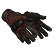 ★ Moto Gloves | Blood Pressure (Well-Worn)