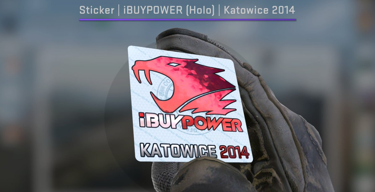 Стикер iBUYPOWER (Holo) Katowice 2014 теперь стоит больше, чем Биткойн — безумие рынка CS2