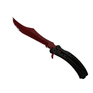 ★ Butterfly Knife | Crimson Web (Minimal Wear)