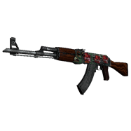 StatTrak™ AK-47 | Fire Serpent (Battle-Scarred)