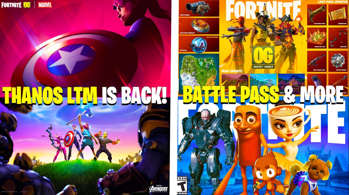 Avengers: Endgame возвращается в Fortnite OG — сравнение версий 2019 и 2026, даты и механики — изображение 1
