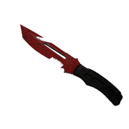 ★ StatTrak™ Survival Knife | Crimson Web (Well-Worn)