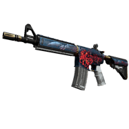 M4A4 | Spider Lily (Well-Worn)