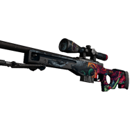 StatTrak™ AWP | Hyper Beast (Well-Worn)