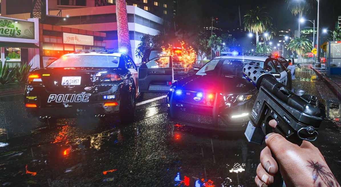 Полицейская погоня GTA 6