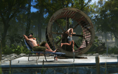 Обновление Rust «Весенняя уборка» — гидроэнергетика, бронелюки и пасхальные события