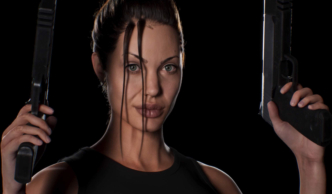 Лара Крофт реалистичная